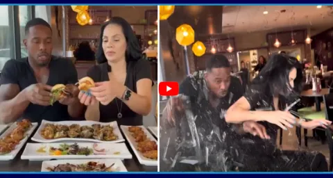 Viral Video Food Bloggers Recall Terrifying Moment SUV Crashed Into Their Table 1