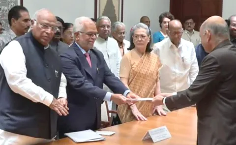 Oposition VP Candidate Justice B Sudarshan Reddy to File Nomination