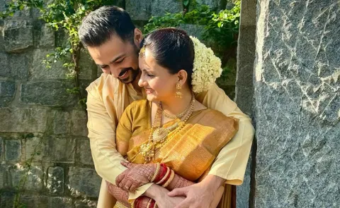 Gia Manek marries actor Varunn Jain in intimate ceremony
