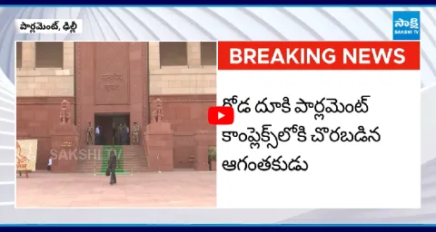 Stranger Jumped Wall And Entered Into Parliament  1