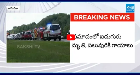 Tourist Bus Accident In New York Highway 1