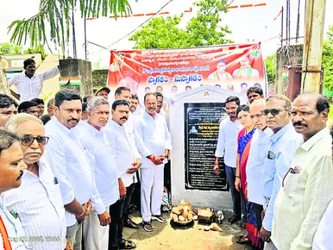 పల్లెల అభివృద్ధి కోసమే పనుల జాతర