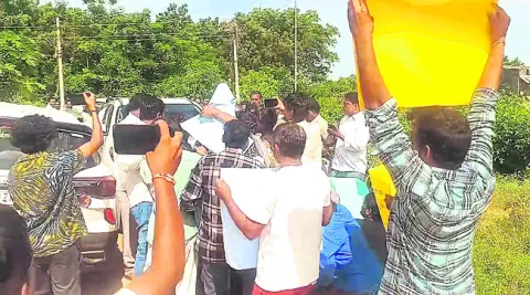 ఎమ్మెల్యే ‘కవ్వంపల్లి’కి నిరసన సెగ