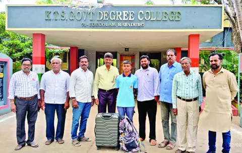 జాతీయ సాహస  శిబిరానికి ఎంపిక 