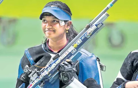 Elavenil wins gold medal in senior category at Asian Shooting Championship