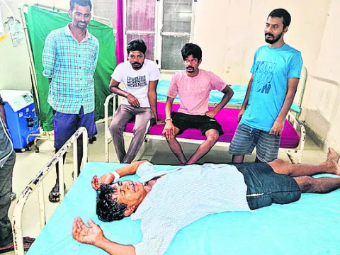 పాముకాటుతో వ్యక్తికి అస్వస్థతత
