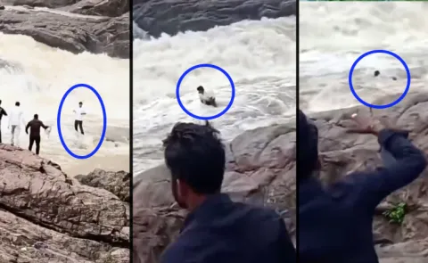YouTuber Swept Away While Filming Reels In Odisha