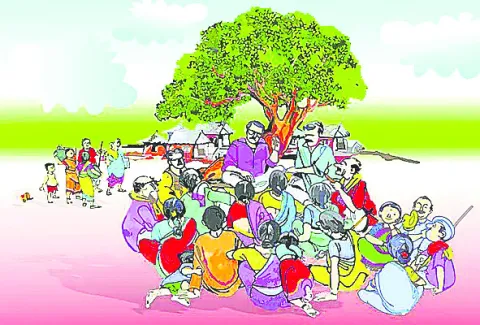 పల్లెలకు స్థానిక కళ