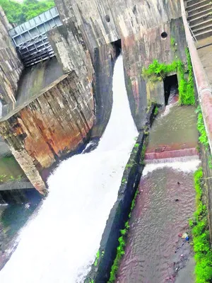 కోనాంలోకి భారీగా ఇన్‌ఫ్లో 
