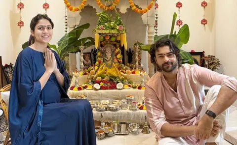 Lavanya Tripathi Performs Vinayaka Chaturthi Pooja