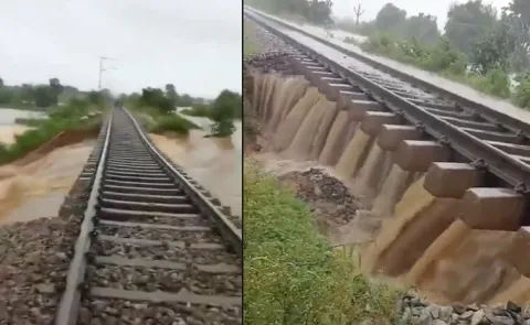 Several Trains Cancelled Due To Heavy Rains In Telangana