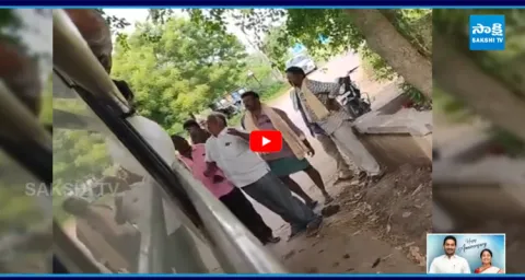 TDP Ex Sarpanch Attack On Bus Conductor 1