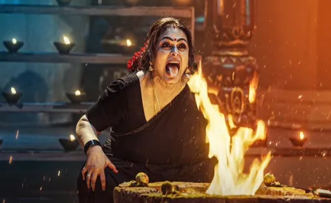 Shilpa Shirodkar first look poster from Sudheer Babu Jatadhara film