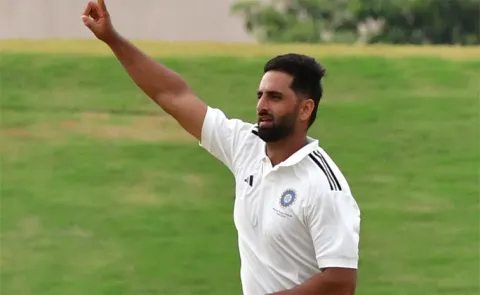 Duleep Trophy 2025: Auqib Nabi Takes Hat Trick, Joins Kapil Dev, Sairaj Bahutule In Elite List