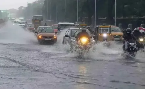 Heavy rains in Hyderabad
