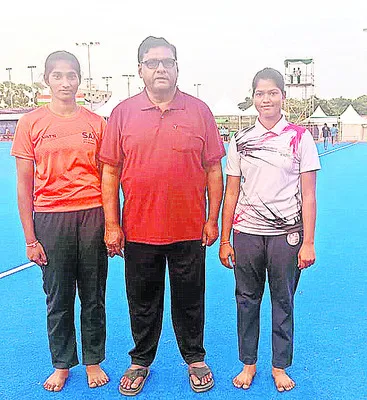 జాతీయస్థాయి హాకీ పోటీలకు క్రీడాకారిణుల ఎంపిక 