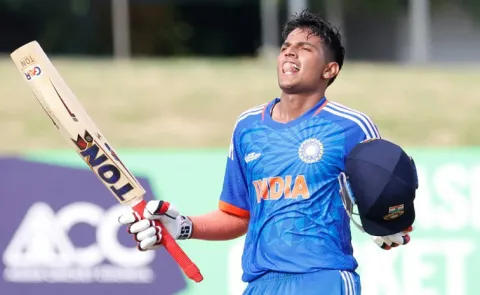 Yash Dhull Becomes First Player To Score Century At DPL 2025