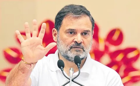 Election system in India is dead says Rahul Gandhi
