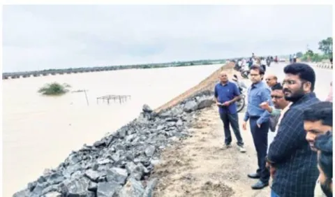 గోదావరి పరీవాహక ప్రాంతాల పరిశీలన  