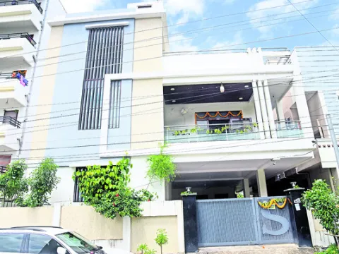 Nageshwar Rao's house in Hanumakonda Chaitanyapuri