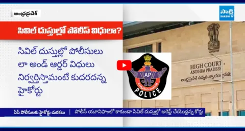AP High Court Serious On Police  1