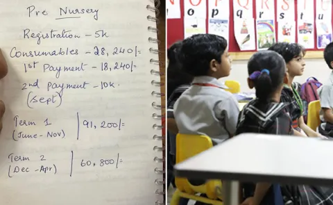 Bengaluru Man Reacts To Rs 1 85 Lakh Pre Nursery Fee
