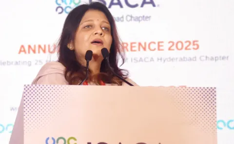 Shikha Goel Inaugurates the 25th Annual Conference of ISACA Hyderabad Chapter