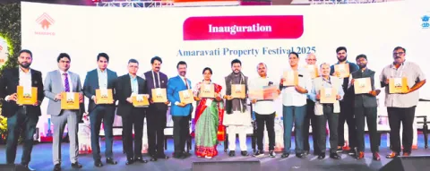 న్యూఢిల్లీలో అమరావతి ప్రాపర్టీ షో బ్రోచర్‌ ఆవిష్కరణ 