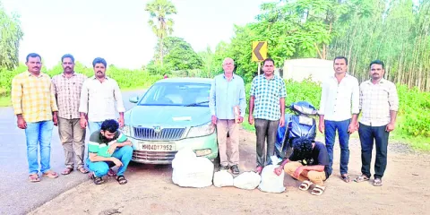 13 కిలోల ఎండుగంజాయి స్వాధీనం