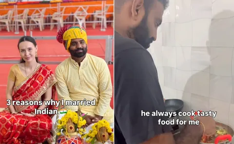 Russian woman lists reasons for marrying Indian man Goes Viral