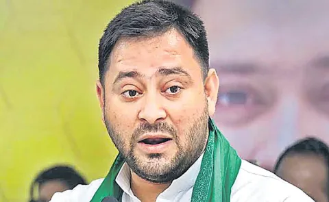 NDA seeks legal action against Tejashwi Yadav for allegedly holding two Voter ID cards