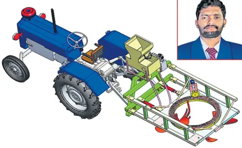 moode vinayak launches Design of a foot-making machine