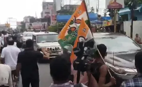 Suvendu Adhikari Convoy Attacked In West Bengal Coochbehar