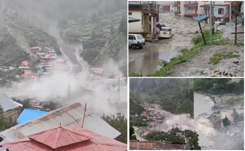 cloudburst in uttarakhand gangotri