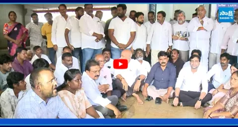 YSRCP Leaders Protest at EC office 1