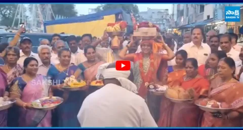 RK Roja Visuals At Tirupati Draupadi Ammavari Temple 4