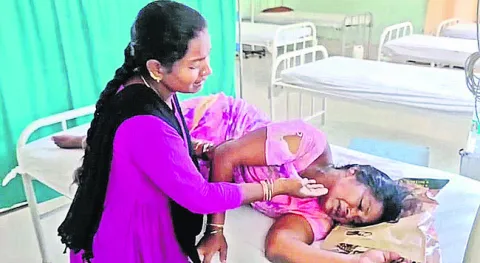 మహిళపై దాష్టీకం 
