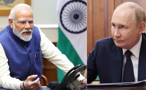 PM Narendra Modi Dials Russia President Putin To Invade India