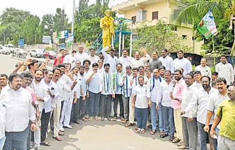 Protests erupt across the state over attack by TDP goons