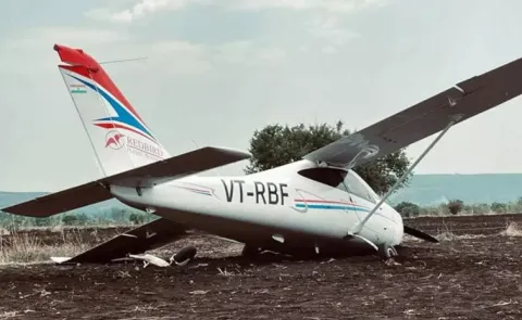 Training Aircraft Crash Lands Near Baramati Airport In Pune