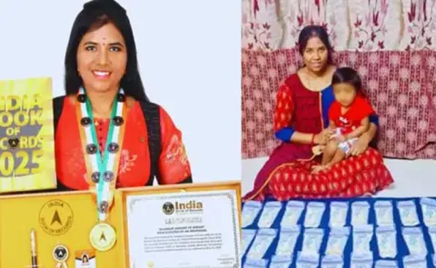 Meet Selva Brinda donates 300 litres of breast milk Asia Book of Records