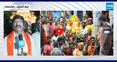 Ex Minister Jogi Ramesh Participated In Ganesh Puja At Ganapavaram 2