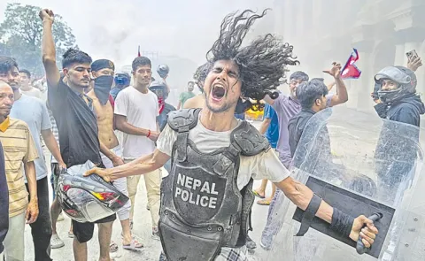 22 dead as protest in Nepal over social media ban turns violent