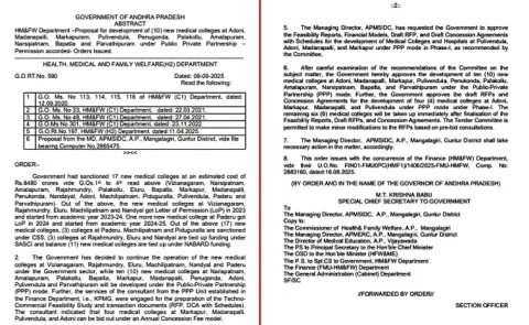 TDP conspiracy on medical colleges and MBBS seats: Andhra Pradesh