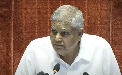 Jagdeep Dhankhar Congratulates New Veep CP Radhakrishnan