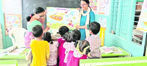 పాఠశాలల్లో ఎన్‌సీఈఆర్‌టీ బృందం సర్వే