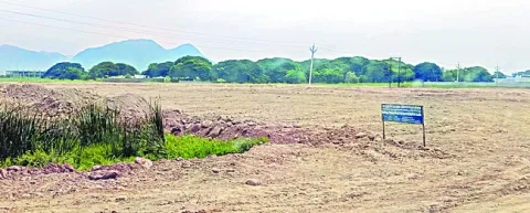 దేవుని మాన్యంలో ఆగిన మట్టి తోలకాలు! 
