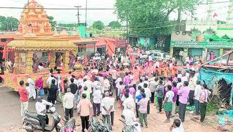  Swami procession in Punganur
