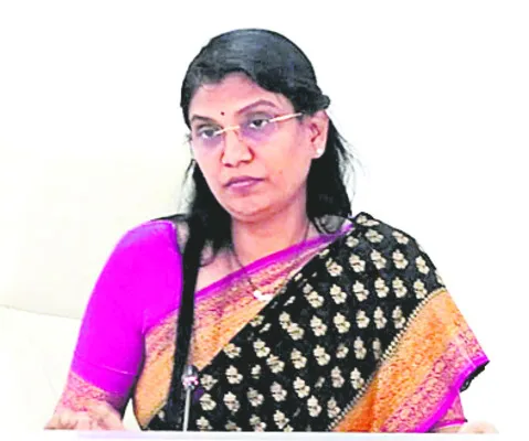  Collector Prashanthi at the District Procurement Committee meeting