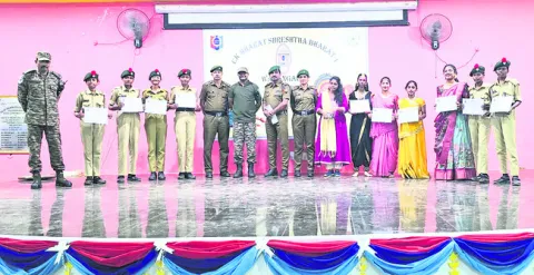 ఎన్‌సీసీ జాతీయ శిబిరంలో ఆలేరు క్యాడెట్ల ప్రతిభ
